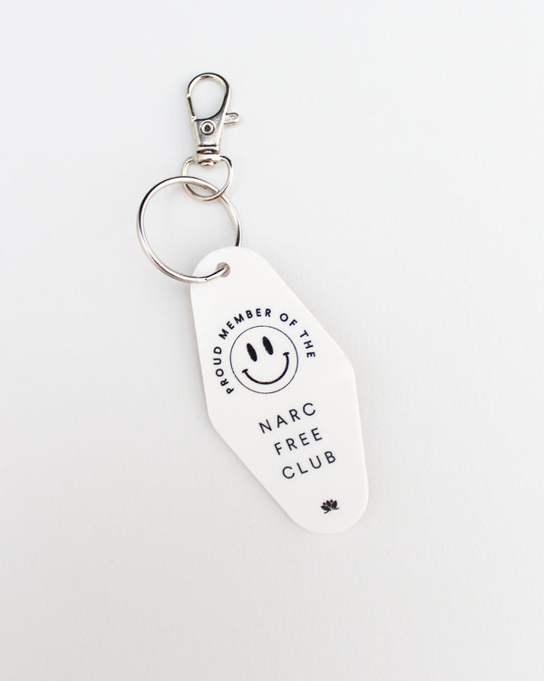 Narc Free Club Keychain