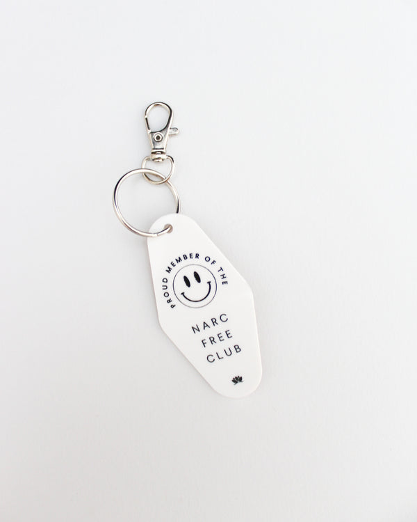 Narc Free Club Keychain